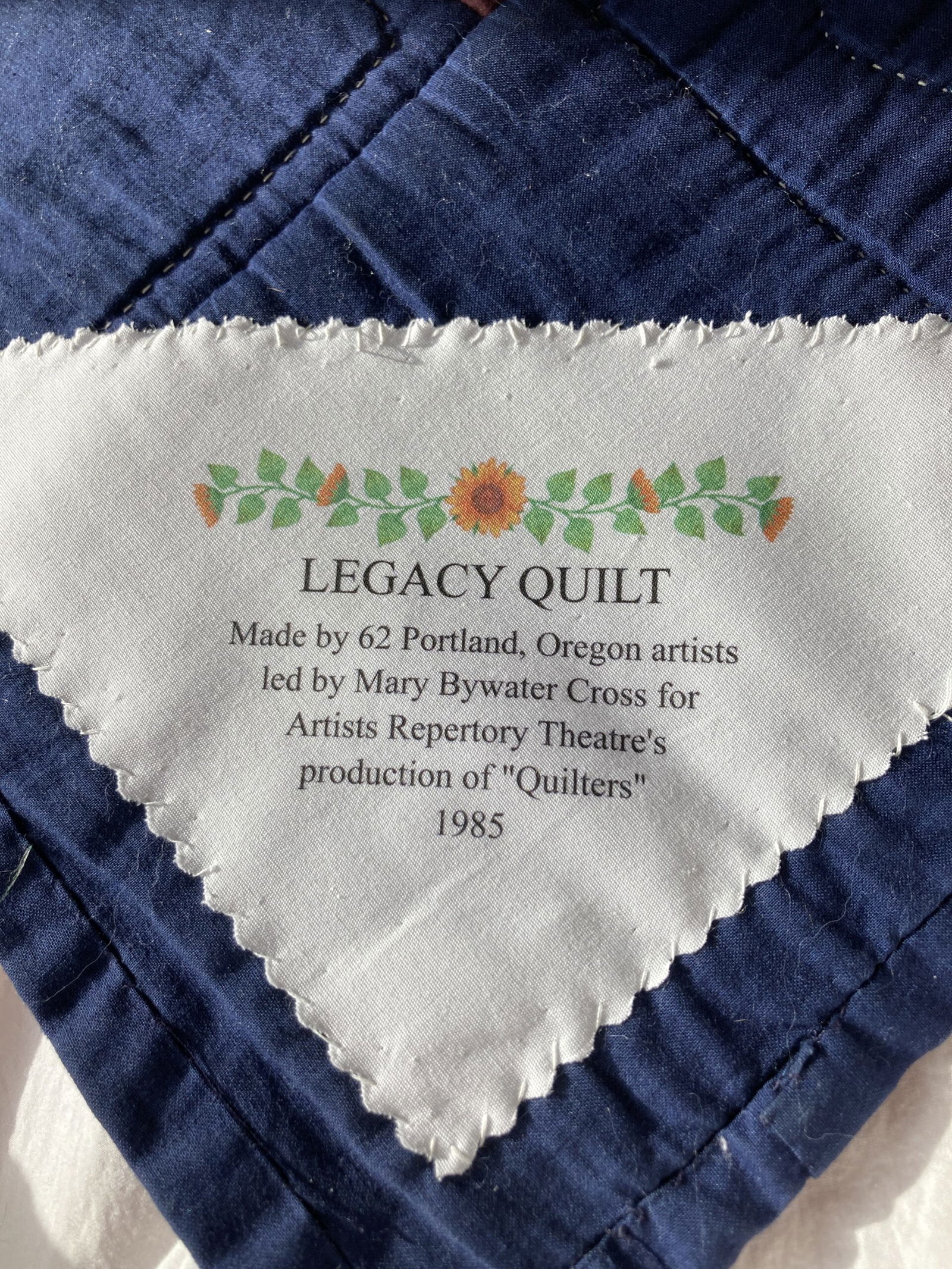 The Quilt and the Oregon Historical Society
